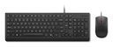 Lenovo 4X31R64424 teclado Ratón incluido Hogar / Oficina USB Español Negro
