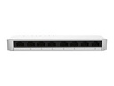 Nexxt Infrastructure - Switch - Gigabit Ethernet - 8 x 10/100/1000 - 1 Gigabit Ethernet