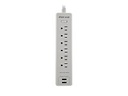 Forza - Surge protector - AC 110/220 V - 5 Tomas de Corriente - UNV NEMA 2USB 5ft WH