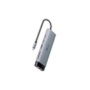 CONVERTIDOR/TPLINK HUB UH9120 9 EN 1/ HDMI / USB TIPO C X2 /RJ 45 /5GBPS / USB TIPO A X3