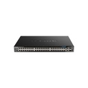 SWITCHES D-LINK DGS-1520-52MP POE 48PTOS/2 PTOS 10G SFP PLUS/2 PTOS 10GBASE-T