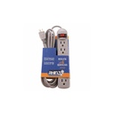 REGLETA RHINO / JEM /6 TOMAS/CABLE 3 METROS/BOTON ENCENDIDO- APAGADO/CIRCUITO DE SEGURIDAD 7AMP