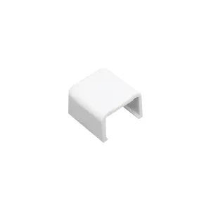 1 1-4INC. END CAP 10 PCS-BAG BLANCO 94V-0 LOW VOLTAGE