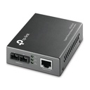 CONVERTIDOR TP-LINK MC200CM Gigabit Mult-Mode 110-100-1000Mbps RJ45 Port Ext. Fiber hasta 0.55Km