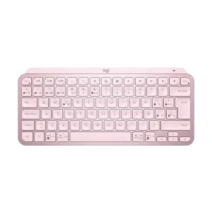 TECLADO LOGITECH MX KEYS MINI INALAMBRICO RF WIRELESSBLUETOOTH ROSA