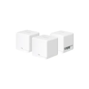 Halo Mercusys Wifi 5 Mesh AC1300 Dual Band hasta 1300Mpbs 5Ghz 2P Ethernet Gigabit 3Pack