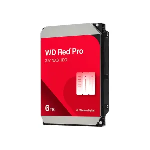 DISCO DURO WESTERN DIGITAL NAS 6TB 7200RPM 3.5Inch SATA 6Gb-S CMR Cache 256MB Red Pro