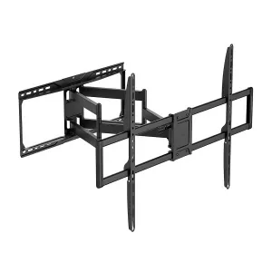 WALL MOUNT FOR TV ARGOM 50Inch a 105Inch HEAVY - FULL MOTION DOUBLE ARM 900X600 NEGRO