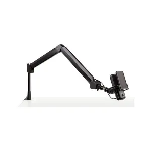 BRAZO ARTICULADO DE MESA PARA MICROFONO ARM 360GRADOS MICROFONOS 14-38 -58 PULG. NEGRO
