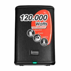 PARLANTE ENGLAND SOUND ES-POWERMAX 8-BAT 8INC. BT5.0 BLACK