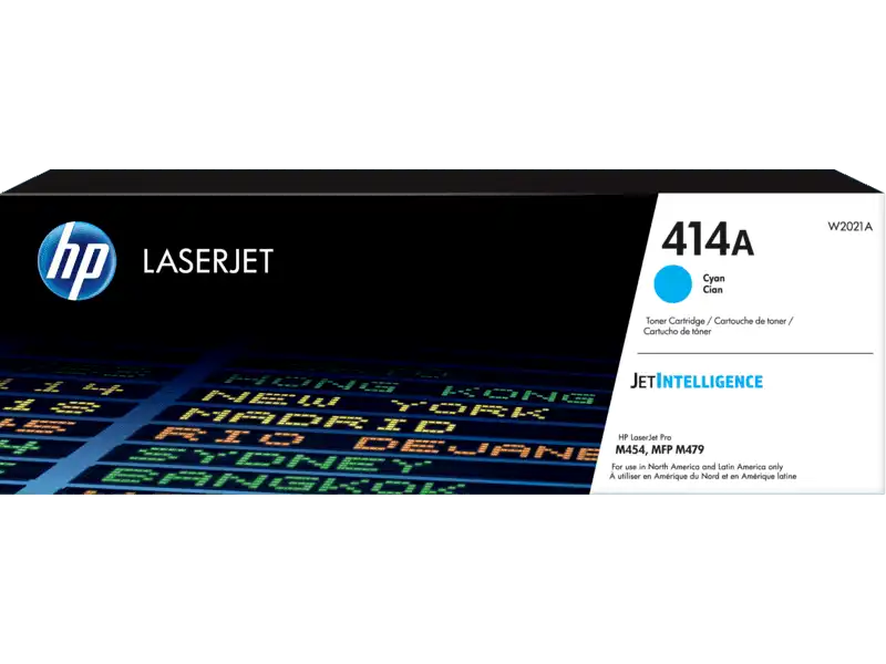 HP - Cartucho de Tóner LaserJet 414A Cyan