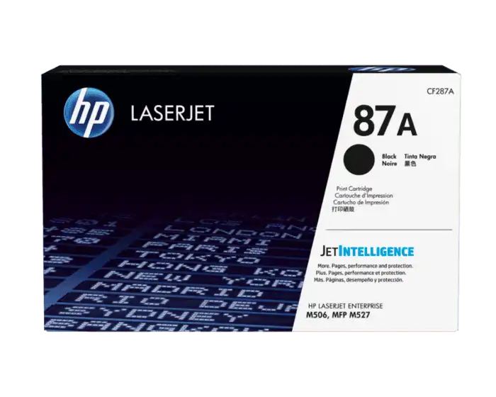 HP - Cartucho de Tóner LaserJet 87A Negro