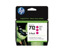 HP 712 Magenta Ink Cartridge 3-Pack