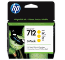 HP 712 Yellow Ink Cartridge 3-Pack