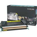 LEXMARK C74X YELLOW HIGH RETURN TONER