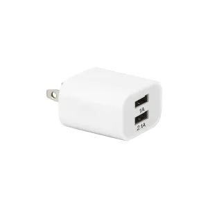 ADAPTADOR ARGOM DUAL USB WALL CHARGER