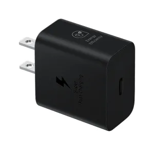 CARGADOR DE PARED SAMSUNG EP-T2510N CARGA RAPIDA 25W CON CAJA NEGRO