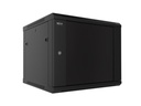 Nexxt Solutions Infrastructure - Wall mount enclosure - SPCC steel / Tempered glass - Black / RAL 9005