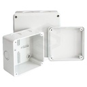 CAJA DE PASO PVC LISA 110X110X70 MM