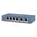 SWITCH POE 3 CH + 1 HI-POE 10/100MB + 2 PUERTOS UPLINK