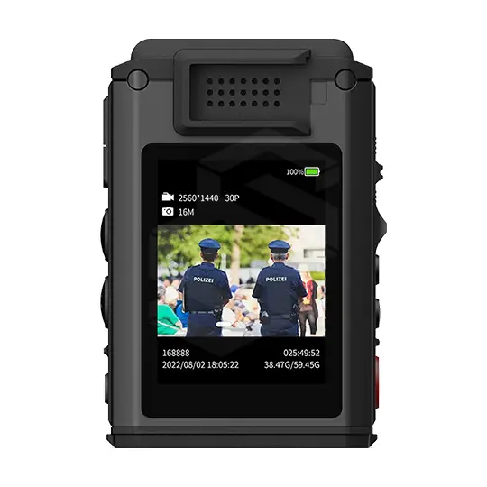 BODY CAMERA 2K WIFI, ALMACENAMIENTO 256GB BATERIA 2100MAH