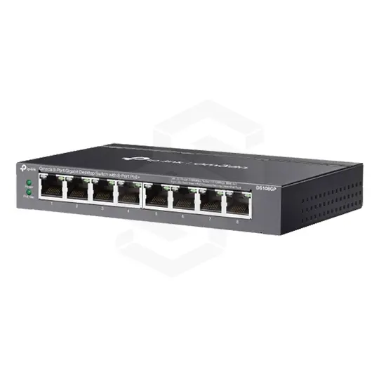SWITCH 8 PUERTOS POE+ GIGABIT NO-ADMINISTRABLE