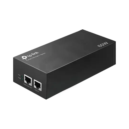 INYECTOR POE++ IEEE802.3AF/AT PUERTO GIGABITE NON POE + PUERTOS GIGABITE POE 60W