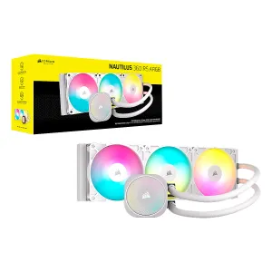 COOLER CORSAIR NAUTILUS 360mm RS ARGB for Intel 1851 Intel 1700 AMD-AM5 AMD-AM4 Blanco