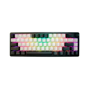TECLADO MECANICO TENGU RGB OKAMI NEGROBLANCO SWITCHAZUL WI-FI GAMER