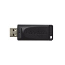 FLASHMEMORY VERBATIM 64GB SLIDER NEGRO USB 2.0
