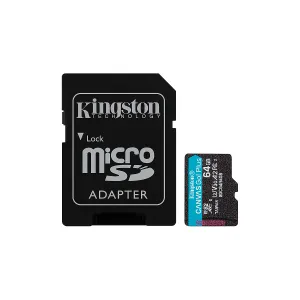 Micro-SDXC 64GB Canvas Go Plus 200MB-s Categoria 10 A2 U3 V30 Card with Adapter