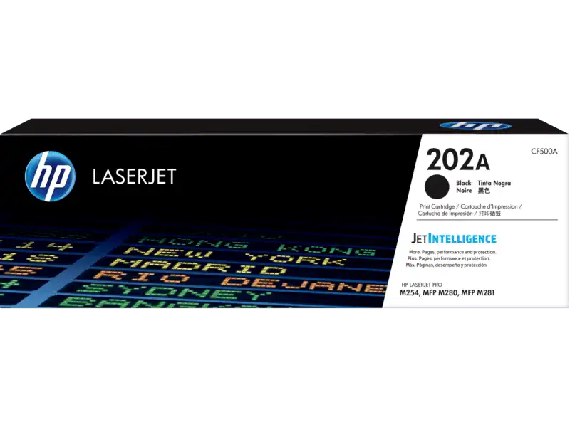 HP - Cartucho de Tóner LaserJet 202A Negro