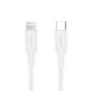 CABLE ARGOM SILICOM TYPE-C TO LIGHTNING 30W 1.8MTS DURA FLEX WHITE