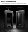 DISCO DURO ADATA HD330-2TB ANTISHOCK USB-3.2 BLACK EXTERNO