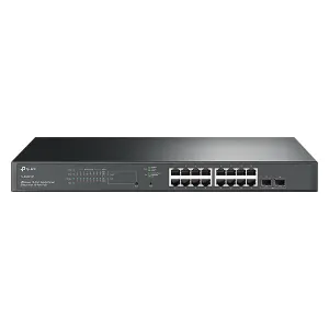 Switch Smart TP-Link Gigabit JetStream de 18Puertos con PoE Plus de 16Puertos