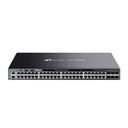 Switch TP-Link Gestionable Omada L3 de 48Puertos Gigabit Stackable con 6Slots 10G