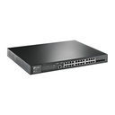 SWITCH TP-Link ADMINISTRABLE JetStream de 28 Puertos Gigabit L2 con PoE+ de 24 Puertos