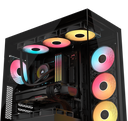 CASE CORSAIR ATX 3500X RS-R ARGB Panoramic Glass 2USB-C 2USB3.2 HD-Audio Mid-Tower Black
